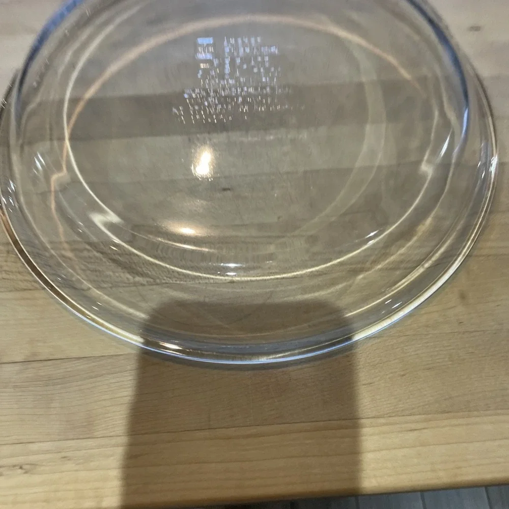 Vintage Anchor Ovenware Pie Plate - 9 inch .75 Quart Glass Ovenware set of 2 USA